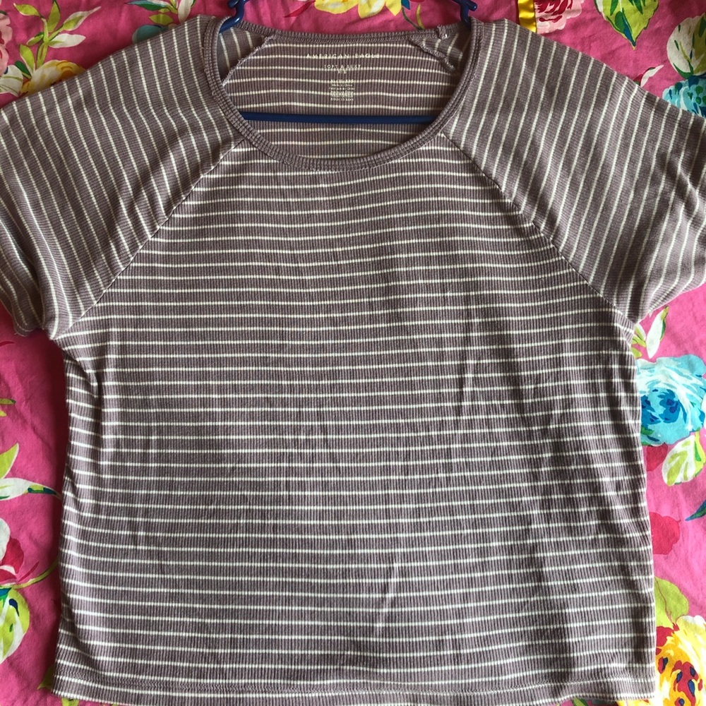 Sexy and soft rib shirt purple